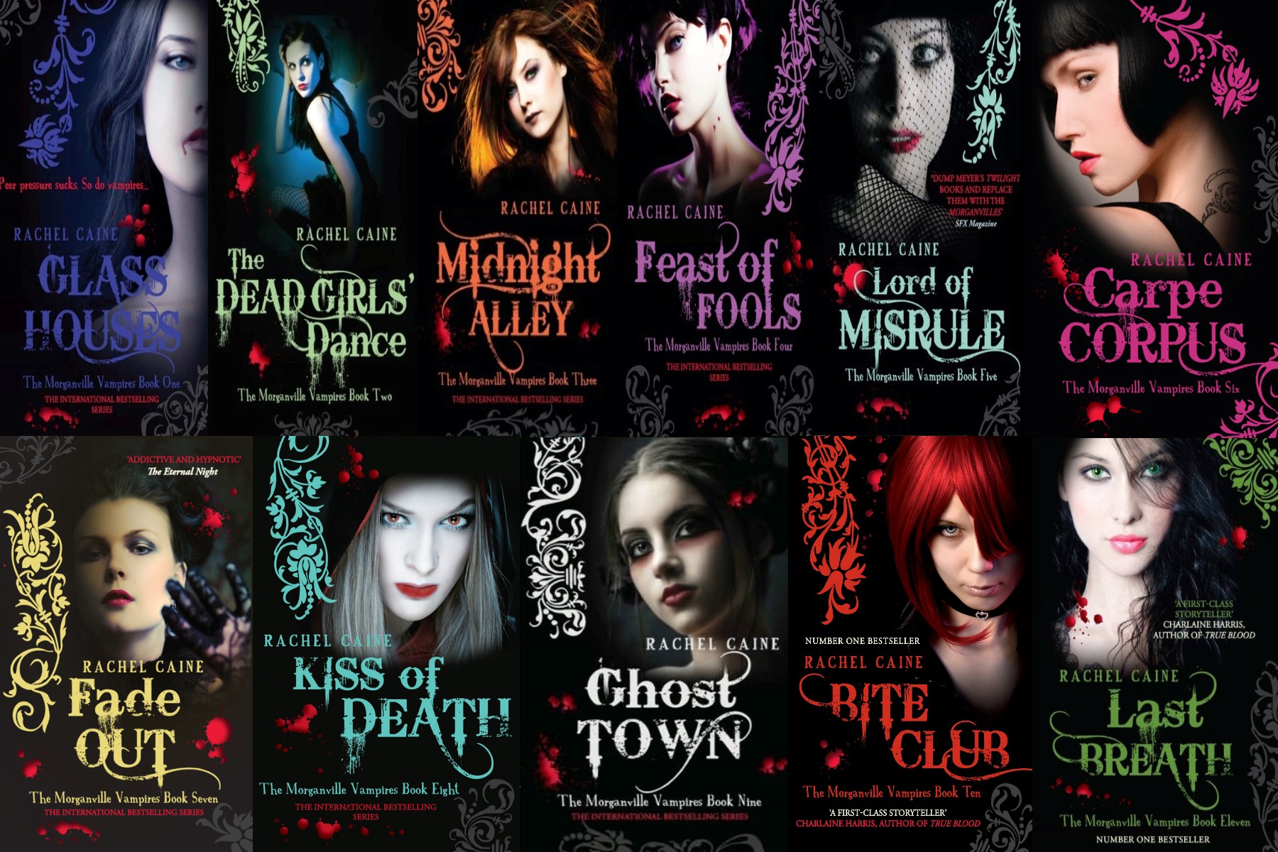 MORGANVILLE VAMPIRE SERIES BY RACHEL CAINE (ALL 13 BOOKS ...